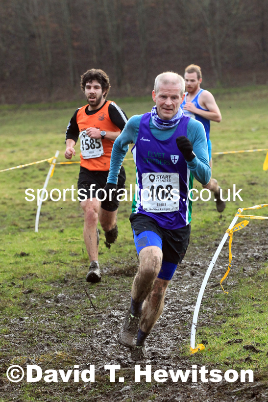Senior mens 2022 North Eastern Harrier League, Thornley Farm, Peterlee, County Durham. Photo: David T. Hewitson/Sports for All Pics